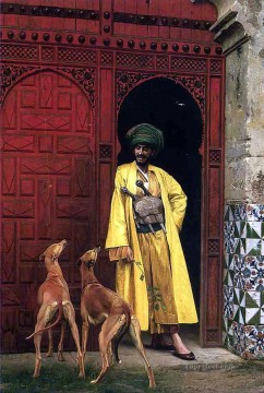 アラブとその犬 ギリシャ アラビアン オリエンタリズム ジャン レオン ジェローム Oil Paintings